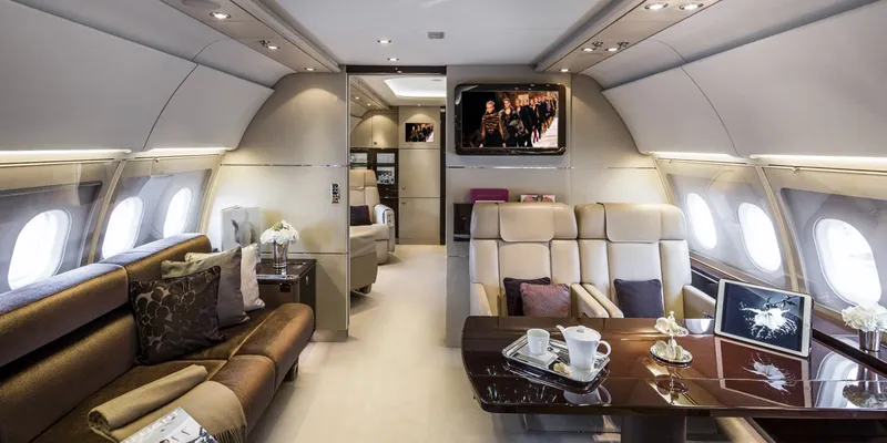 A318 Elite interior