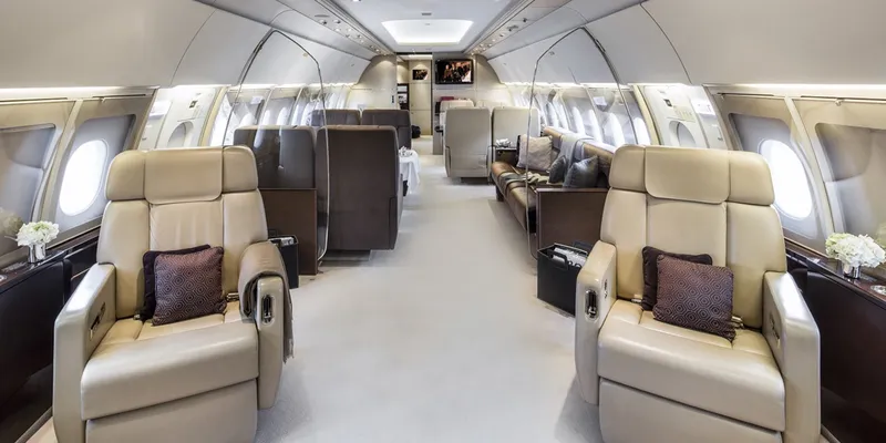A318 Elite interior