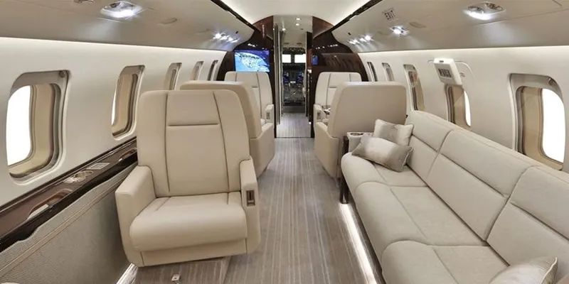 Challenger 650 interior