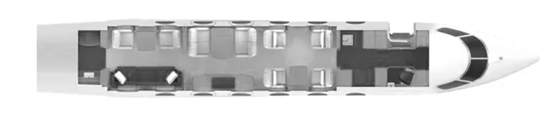 G550 cabin layout