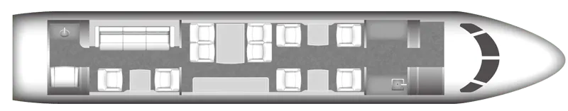 GIV-SP cabin layout