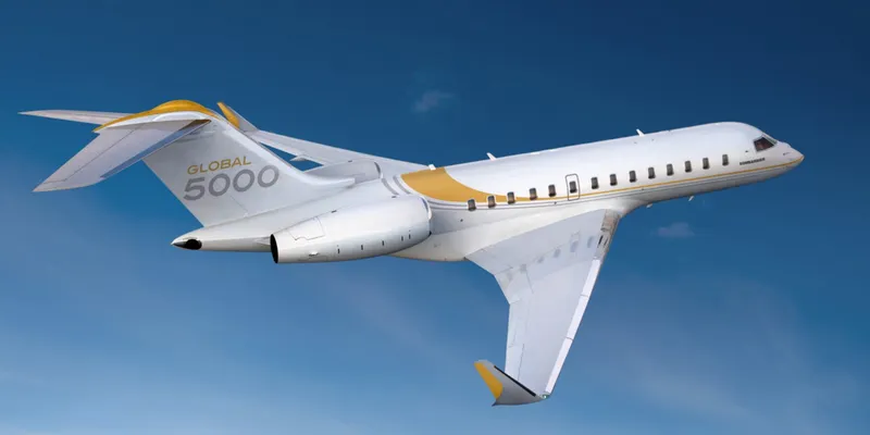 Global 5000 interior