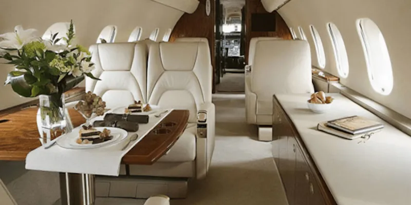Global 5000 interior