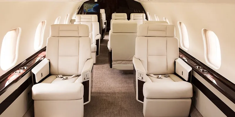 Global 6000 interior