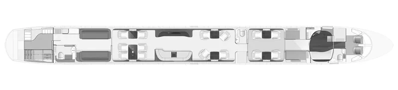 Lineage 1000 cabin layout